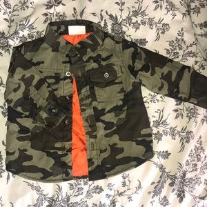 Army print bomber jacket for boys 6-12months